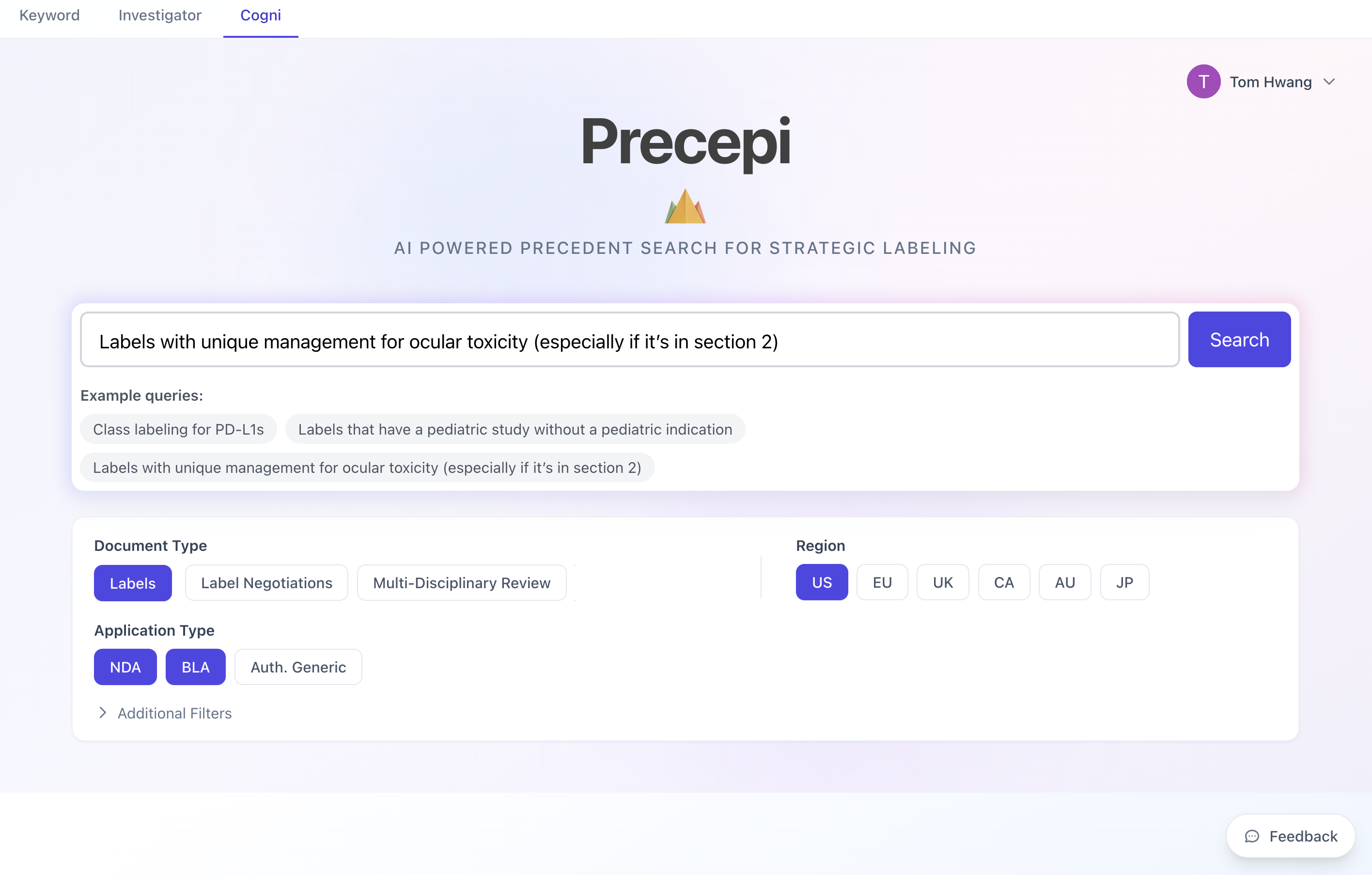 Precepi label comparison